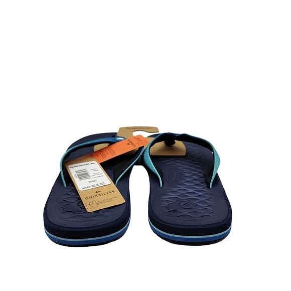 Quiksilver Men's Lanai Flip-Flops Blue- 9 - Picture 5 of 7